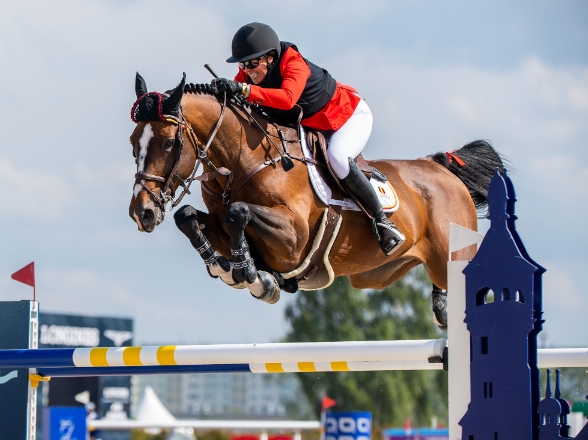 competitive equestrian