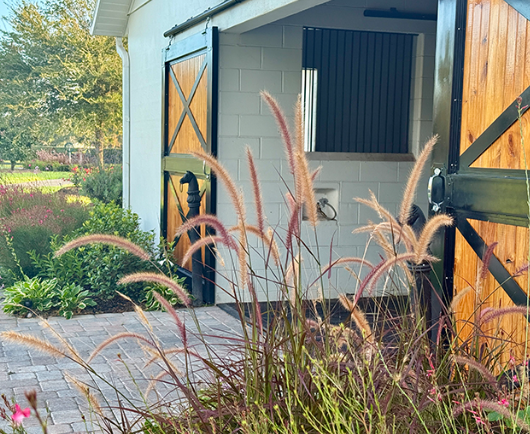 Draft Horse heritage themed garden design concepts